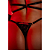 Calcinha Luana Sexy Vermelha em renda com plaquinha removível - Imagem 4
