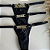 Calcinha Luana Sexy Preta em renda com plaquinha removível - Imagem 1