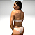 Conjunto Lingerie Tomara que caia com alças fecho lateral - Imagem 3