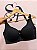 Sutiã Avulso Reforçado Liso Plus Size com Alças largas Confort Preto - Imagem 1