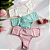 kit de 3 calcinhas em cotton de pala nas laterais (Rose,Amarelo,Verde) - Imagem 2