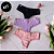kit de 3 calcinhas em cotton de pala nas laterais fio duplo (Preto, Lilás, Rose)- SITE - Imagem 1