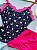 Pijama Baby Doll Vaquinha Azul e Pink - Imagem 1