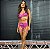 Conjunto Lingerie Suprema Completo Sensual Pink - Imagem 2