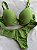 Conjunto Lingerie Elegance Comfry Verde Microfibra - Imagem 2