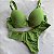 Conjunto Lingerie Elegance Comfry Verde Microfibra - Imagem 3