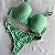 Conjunto Lingerie Elegance Comfry Verde Agua - Imagem 5