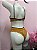 Conjunto Lingerie Sedutor Rendado Mostarda com preto - Imagem 2