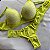 Conjunto Lingerie Rendada Verde Claro neon - Imagem 2