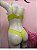 Conjunto Lingerie Rendada Verde Claro neon - Imagem 2