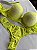 Conjunto Lingerie Rendada Verde Claro neon - Imagem 3