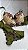 Conjunto Lingerie Fada em bordado e tule verde floral - Imagem 2