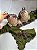Conjunto Lingerie Fada em bordado e tule verde floral - Imagem 3