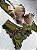Conjunto Lingerie Fada em bordado e tule verde floral - Imagem 6