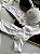 Conjunto Lingerie Sofisticado com renda e bordado Branco - Imagem 2