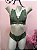Conjunto Lingerie Rosemary com Bojo e Calcinha Verde Rendado - Imagem 1