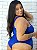 Maiô Safira Azul Plus Size - Imagem 2