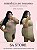 Saída de Praia Infinity Tricot Decote em V com Fenda Frontal e Ajuste na Cintura Bege Plus Size - Imagem 8