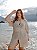 Saída de Praia Infinity Tricot Bege Plus Size - Imagem 2