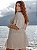 Saída de Praia Infinity Tricot Bege Plus Size - Imagem 4