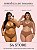 Conjunto Biquini Tifany Hot Pants Plus Size com Bojo Canelado Marrom - Imagem 8