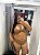 Conjunto Biquini Tifany Hot Pants Plus Size Canelado Marrom - Imagem 6