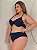 Conjunto Biquini Tifany Hot Pants Plus Size Canelado Azul - Imagem 2