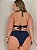 Conjunto Biquini Tifany Hot Pants Plus Size Canelado Azul - Imagem 4