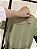 Pijama de Verão Dona de Mim T-shirt Camiseta de Manga Curta e Short Moletinho com Cós Elastico Verde Com Cinza - Imagem 3
