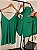 Pijama de Verão Feminino Thais Alcinha Viscolycra Verde - Imagem 2