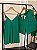 Pijama de Verão Feminino Thais Alcinha Viscolycra Verde - Imagem 1