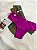 Kit 3 Calcinhas em microfibra (Roxo, verde e Marrom) - Imagem 2
