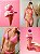Conjunto Biquini Strawberry Cortininha Pérola - Imagem 3