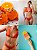 Conjunto Biquini Cortininha Orange fio duplo - Imagem 3