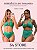 Conjunto Biquini Limão com Bojo e Alças Largas Calcinha Cintura Alta Hot Pant verde - Imagem 15