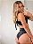 Conjunto Biquini Black Vanilla com Bojo e Alças Largas Calcinha Cintura Alta Hot Pant - Imagem 3