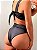 Conjunto Biquini Black Vanilla com Bojo e Alças Largas Calcinha Cintura Alta Hot Pant - Imagem 2