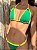 Conjunto Biquini Brasil Fita Cortininha Verde com Amarelo - Imagem 1