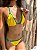 Conjunto Biquini Brasil Fita Cortininha Amarelo com Verde - Imagem 1