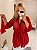 Robe Fascínio com calcinha em tule e renda Sexy Vermelho - Imagem 2