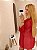 Robe Fascínio com calcinha em tule e renda Sexy Vermelho - Imagem 4