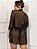 Robe Fascínio com calcinha em tule e renda Sexy Preto - Imagem 2