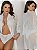 Robe Fascínio com calcinha em tule e renda Sexy Branco - Imagem 2