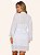 Robe Encanto Poliéster e Renda na manga Branco - Imagem 2