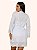 Robe Manga Longa Branco com renda - Imagem 2