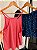 Pijama de Verão Floral Alças Finas e Short com Cós Elastico Rosa - Imagem 2