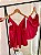 Baby Doll Denise com Detalhes em Renda Vermelho Luxo - Imagem 3
