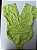 Body Amanda em renda Verde Neon sem bojo - Imagem 4