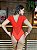 Body Amanda em renda Vermelho sem bojo - Imagem 3