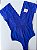 Body Amanda em renda Azul sem bojo - Imagem 1